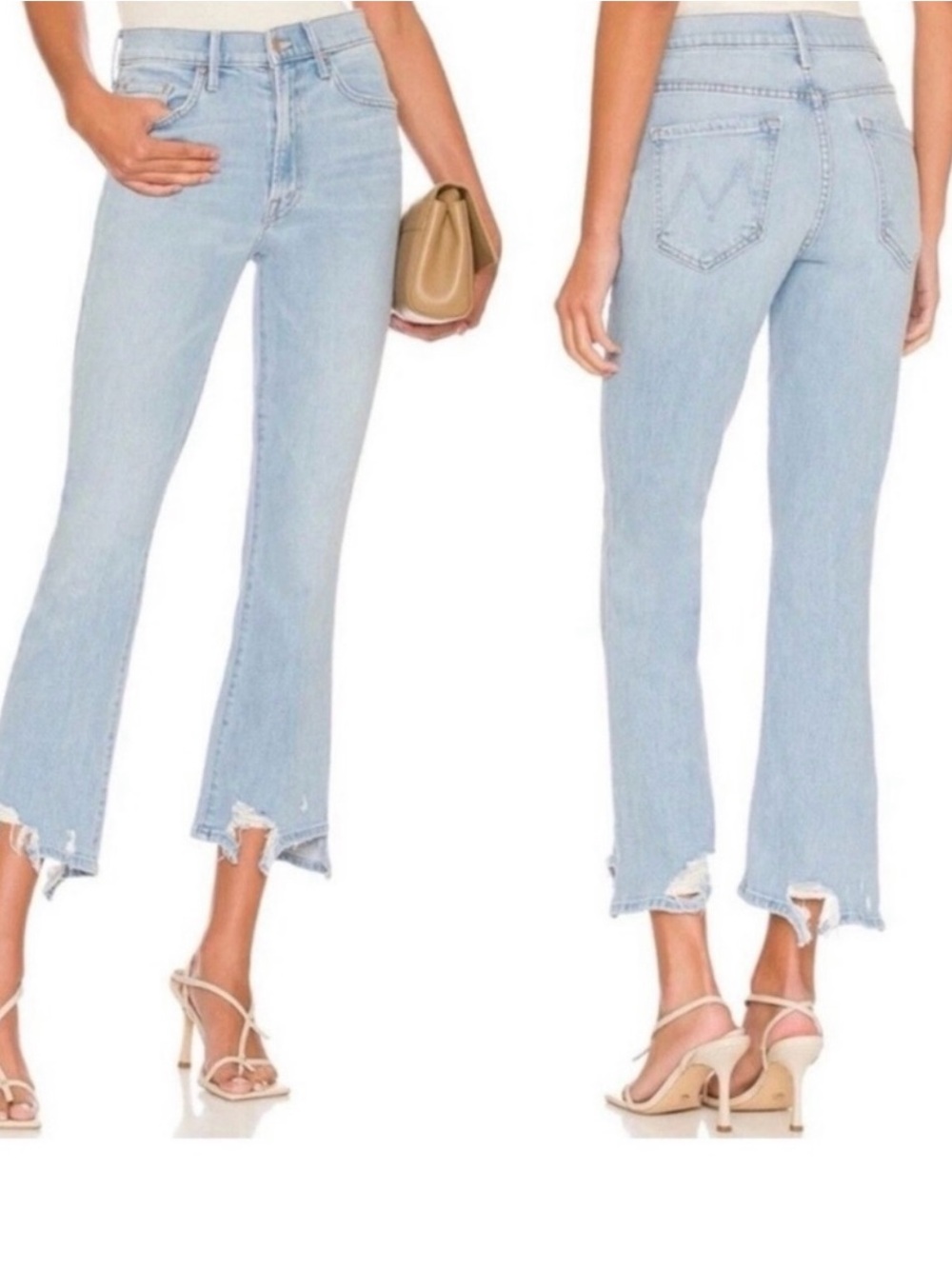 MOTHER Jeans: The insider crop step chew. Size 26